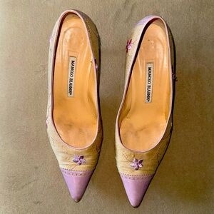 Manolo Blahnik Kitten Heel Size 39